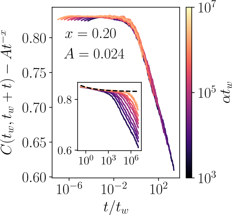 Aging in a non-reciprocal disordered system.